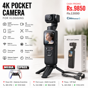 4K Pocket Camera for Vlogging,75MP Vlogging Camera with 330 Rotating Lens | WiFi,1.72" Touch Screen,Face Tracking,16GB TF Card & Tripod,Pocket Video Camera for Daily Recording