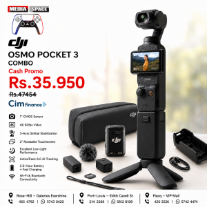 DJI Osmo Pocket 3 Creator Combo Pocket Sized 3-Axis Stabilized Handheld Camera HDR Video Stereo Recording