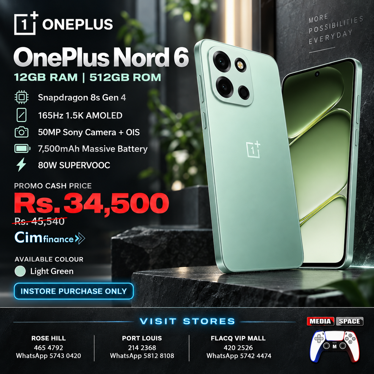 OnePlus Nord 6 Dual-SIM 512GB ROM + 12GB RAM 5G Smartphone - International Version - Image 2