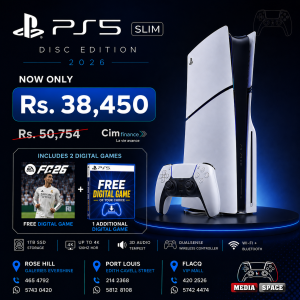 Sony PlayStation 5 Slim 1TB Disc Edition Console ( PS5 SLIM DISC ) Gaming Console (WITH 2 FREE DIGITAL GAME)