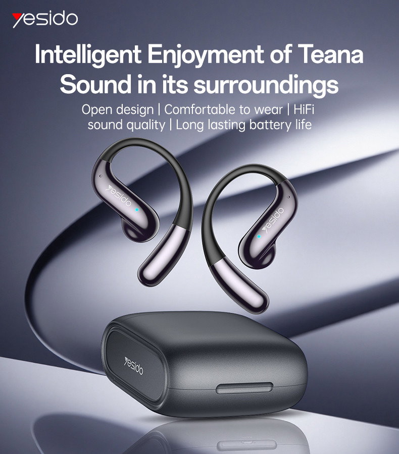 Yesido YSP28 OWS Open-Ear Wireless Headset – ENC Noise Reduction - Image 2
