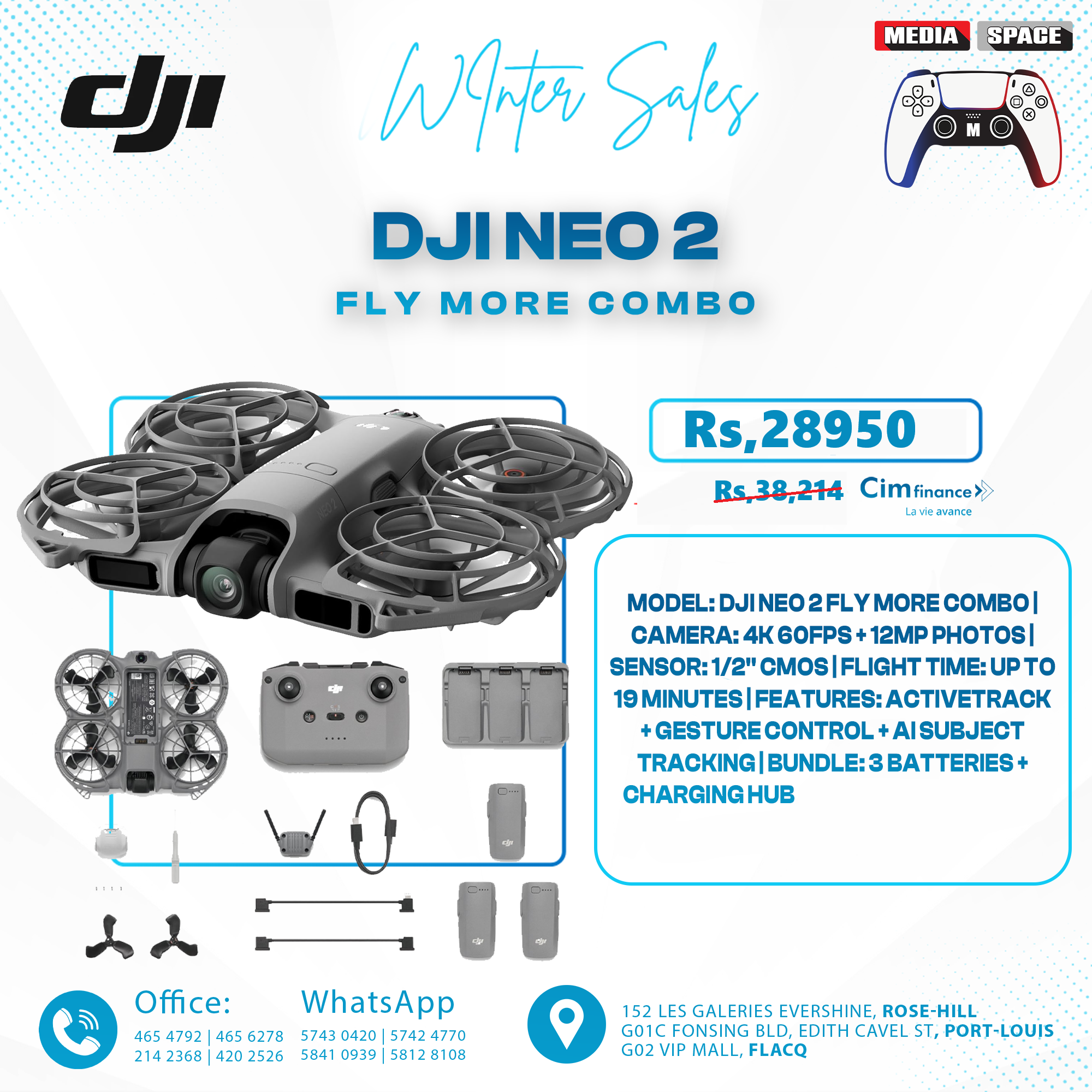 DJI Neo 2 Fly More Combo