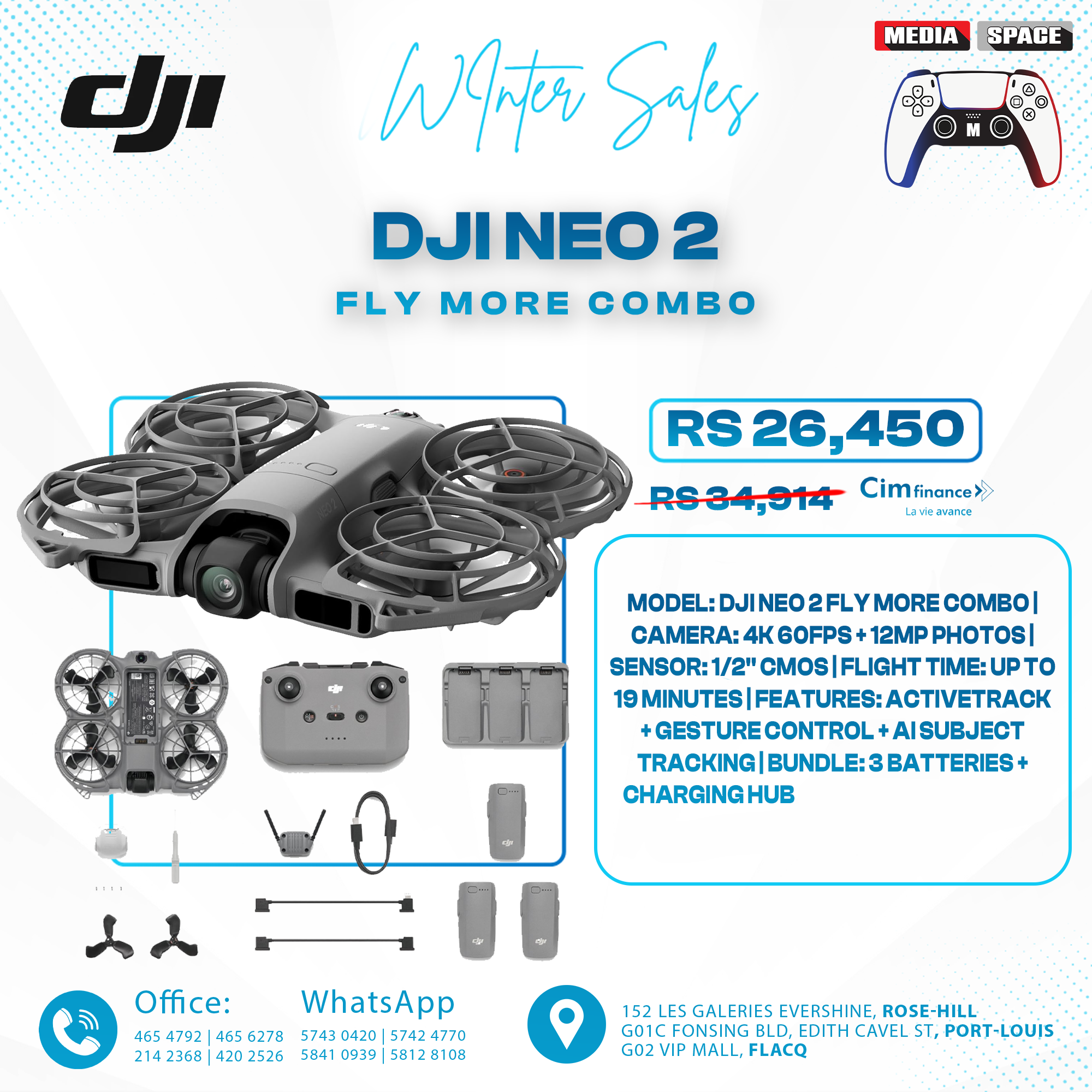 DJI Neo 2 Fly More Combo