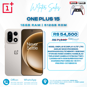 OnePlus 15 | 16GB+512GB | Sand Storm | India's First Snapdragon® 8 Elite Gen 5 | 7300mAh Battery | Personalised AI | Game-Changing 165Hz Display | Triple 50MP Camera with 4K 120fps Dolby Vision