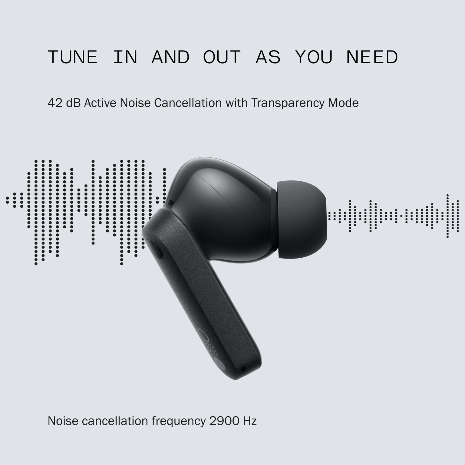 CMF BY NOTHING CMF Buds Wireless Earbuds,42dB Active Noise Cancellation,50mAh 35.5H Playtime IP54 Waterproof Earphones - Image 8