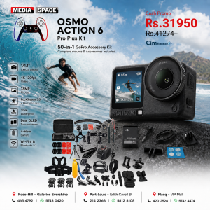 DJI Osmo Action 6 with 50 in 1 accessory kit bundle