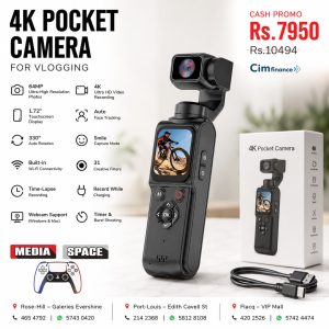 4K Pocket Camera for Vlogging,75MP Vlogging Camera with 330 Rotating Lens | WiFi,1.72" Touch Screen,Face Tracking,16GB TF Card & Tripod,Pocket Video Camera for Daily Recording