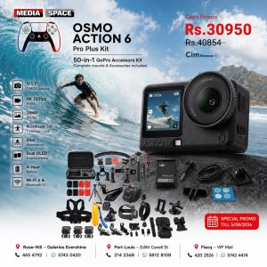DJI Osmo Action 6 with 50 in 1 accessory kit bundle