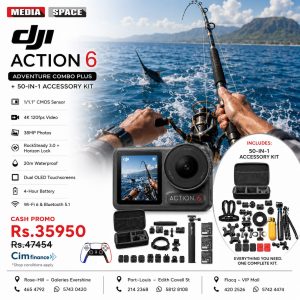 DJI Osmo Action 6 Adventure Combo with 50 in 1 accessory kit bundle