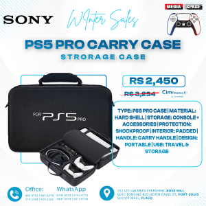 Carrying Case for PS5 Pro Console | Hard EVA Case