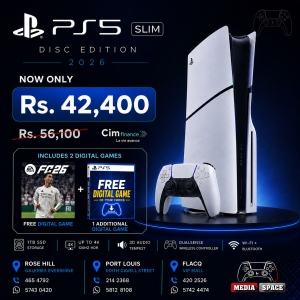 Sony PlayStation 5 Slim 1TB Disc Edition Console ( PS5 SLIM DISC ) Gaming Console (WITH 2 FREE DIGITAL GAME)