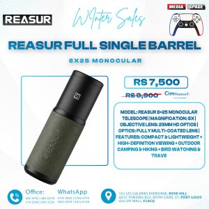 Reasur ,Full Single Barrel Telescope, Professional Remote High-Definition Viewing Telescope, Outdoor Camping Monocular 8x25