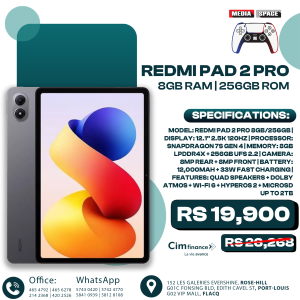 Xiaomi Redmi Pad 2 PRO, Tablet Wifi, 12.1", Snapdragon 7s Gen 4, 8GB+256GB