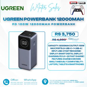 UGREEN Nexode Power Bank 12000mAh 100W