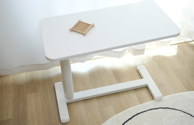C shape Overbed movable retractable table - Image 6