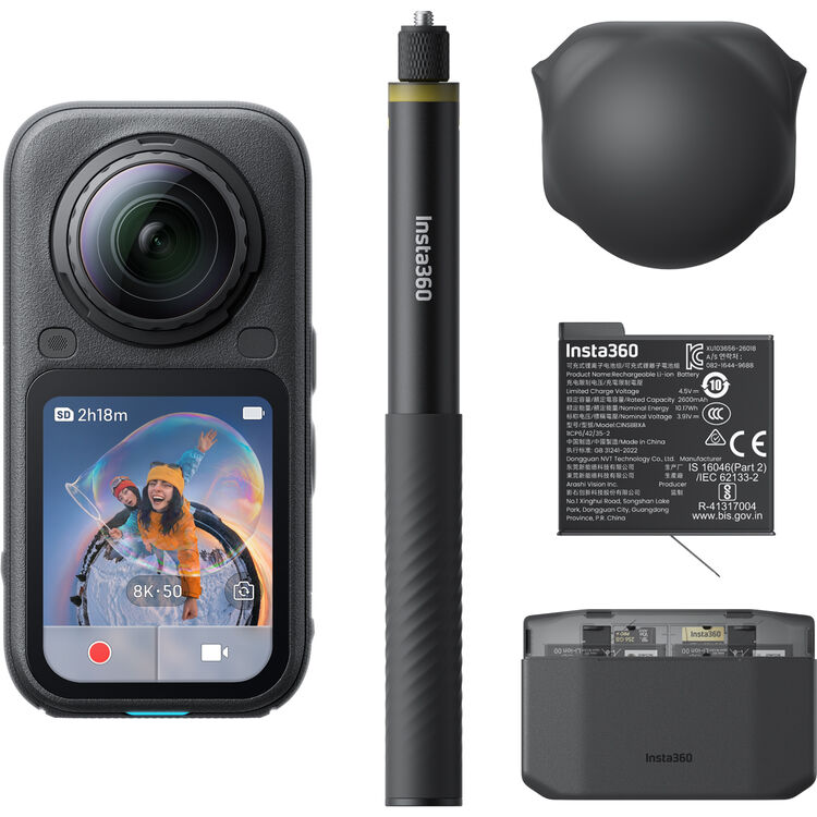 Insta360 X6 8K 360° Action Camera – 120MP Essential bundle - Image 3