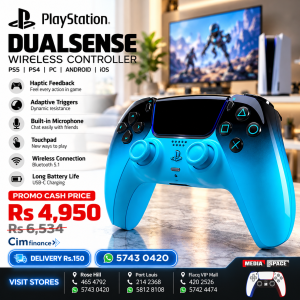 PlayStation DualSense® Wireless Controller – Rhythm Blue - for PS5, PC, MAC & Mobile