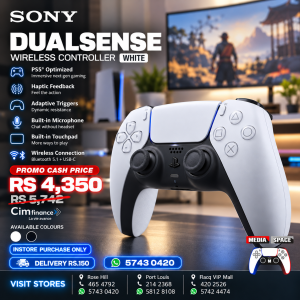 Sony DualSense PS5 Wireless Controller WHITE Original