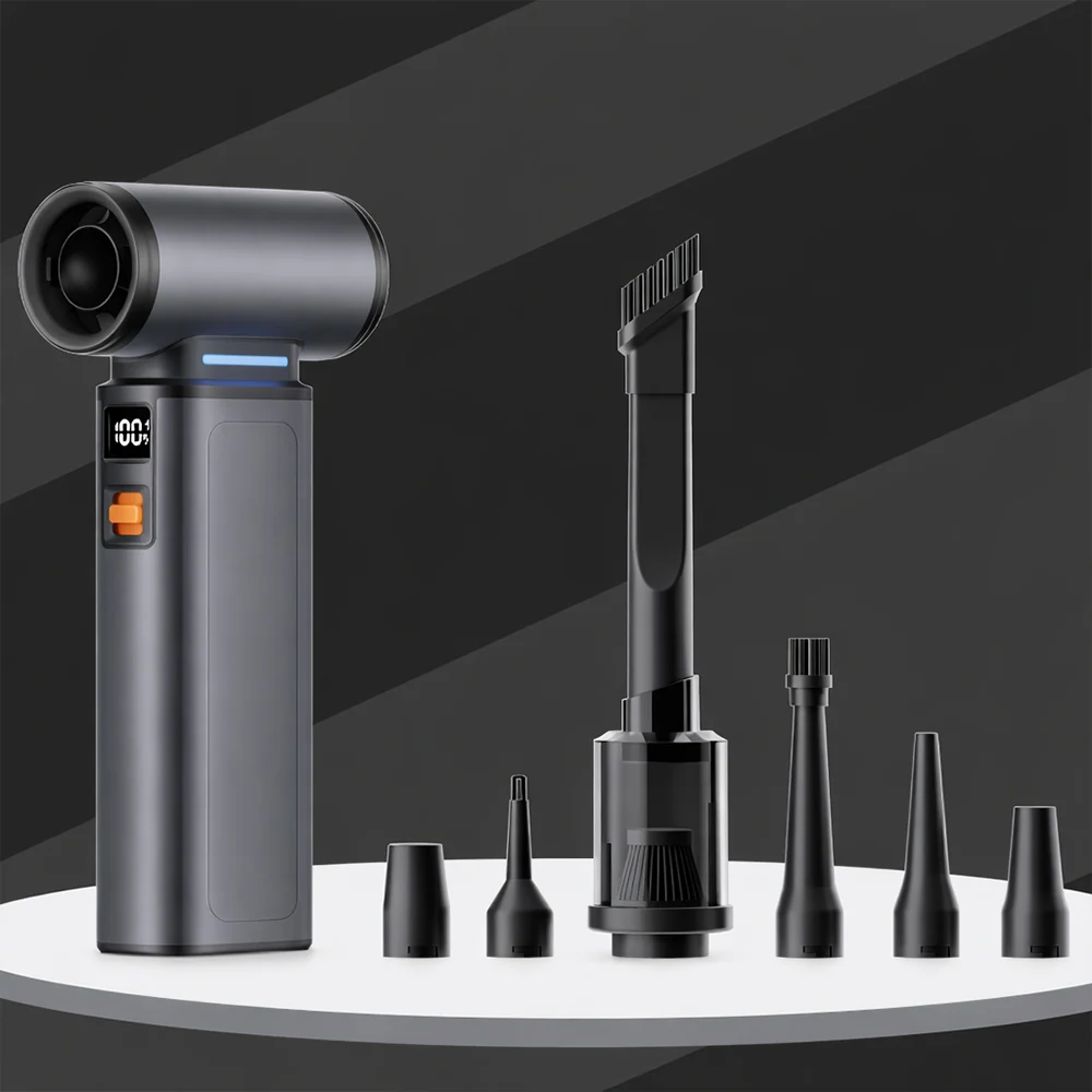 F1 Multifunction Violent Fan with Dust Blower Cleaner (8000mah) - Image 2
