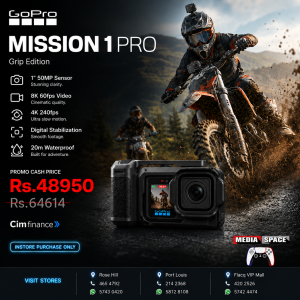 GoPro Mission 1 PRO Grip Edition - Includes Mission 1 PRO Camera, Point-and-Shoot Grip, One Enduro 2 Rechargeable Battery, Removeable Lens Hood, Carrying Case