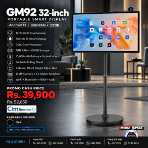 GM 92 Wireless Movable 32 Inch Android Touch Screen Android 13