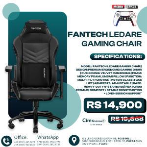 LEDARE GC192 PREMIUM GAMING CHAIR - Black