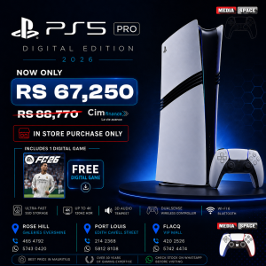 Sony PlayStation 5 PRO digital version (WITH 1 FREE DIGITAL GAMES)