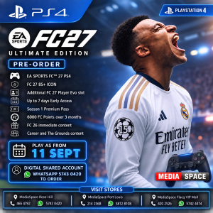 FC 27 Ultimate Edition PS4 Shared Account system Digital