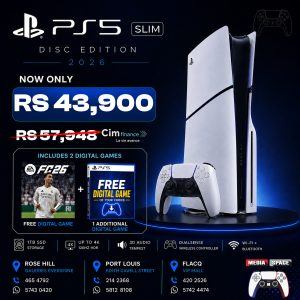 Sony PlayStation 5 Slim 1TB Disc Edition Console ( PS5 SLIM DISC ) Gaming Console (WITH 2 FREE DIGITAL GAME)