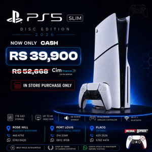 Sony PlayStation 5 Slim 1TB Disc Edition Console ( PS5 SLIM DISC )  Gaming Console
