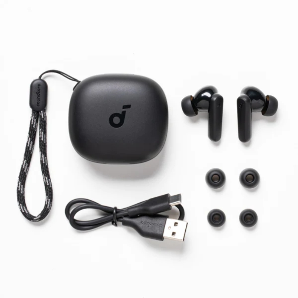 Anker Soundcore R50i Black True Wireless Earbuds with 10mm Drivers, Big Bass, Bluetooth 5.3, 30H Playtime, IPX5 Water Resistant, AI Clear Calls, 2 Mics, 18 Months Warranty, Black - Image 2