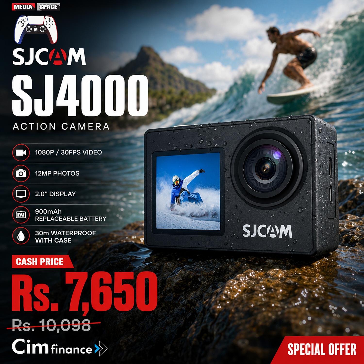 SJCAM SJ4000 Dual Screen - Image 2