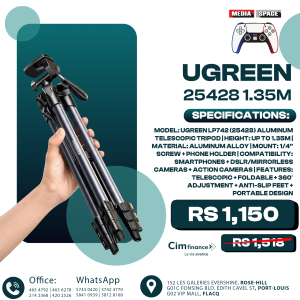 UGREEN 25428 1.35M Telescopic Tripod
