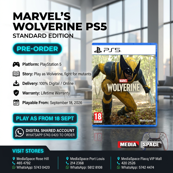 Marvel’s Wolverine PS5 shared Account