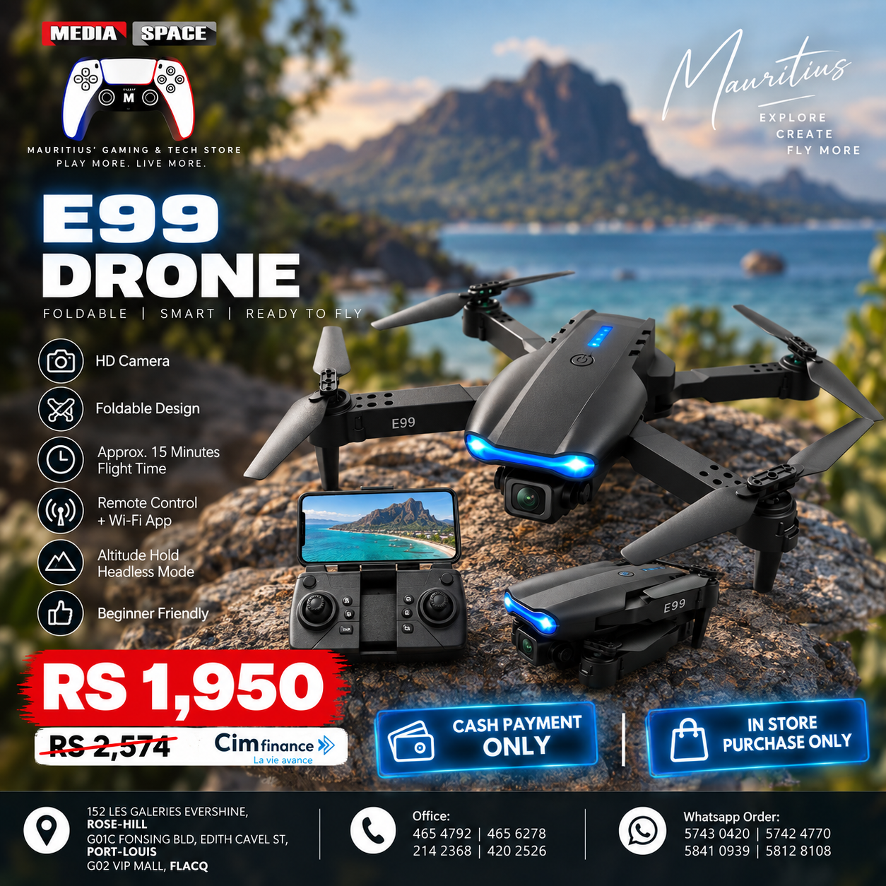 E99 Pro RC Foldable Drone With 4K Professional Camera HD Wifi Fpv Photography Quadcopter Model Selfie Drones Gifts Toys for boys - Image 3