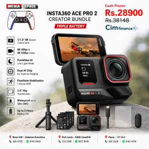 Insta360 Ace Pro 2 CREATOR Bundle -8K Action Camera with 157deg Lens, 2.5" Flip Screen & 12M Waterproof. Kit inc 3 x Batteries, 2-in-1 Tripod 2.0 + Mini Remote, Screen Protector, Type C-C Cable
