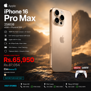 Apple iPhone 16 Pro Max 256 GB: 5G Mobile phone with Apple Intelligence, Camera Control, A18 Pro Chip and a Huge Leap in Battery Life. Works with AirPods