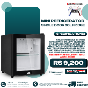 30L Mini Refrigerator Home Appliances Single Door Fridge