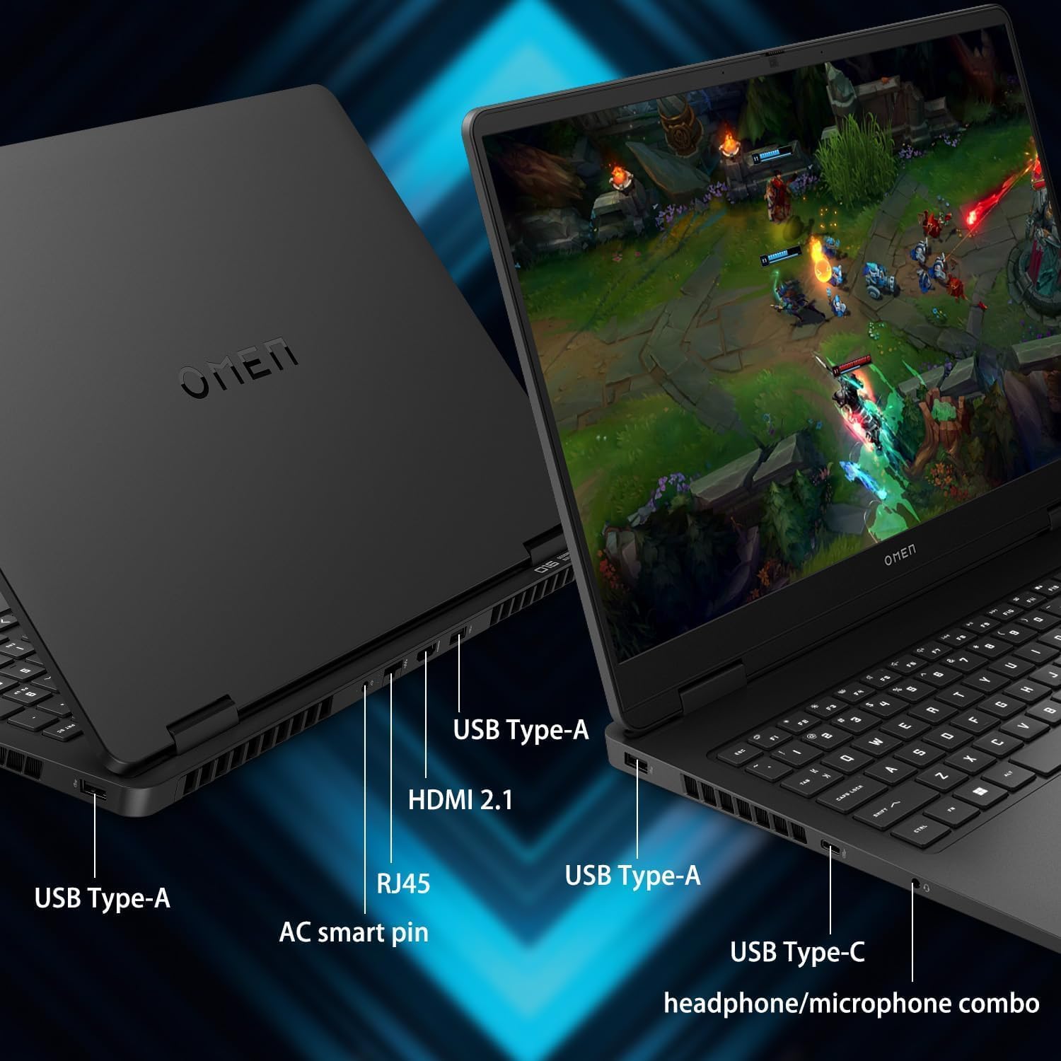 rtx 5070 HP OMEN 16-am0103nw Gaming Laptop โ Core Ultra 7 255H | RTX 5070 8GB | 24GB RAM | 1TB SSD - Image 2