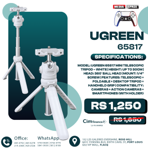 UGREEN 65817 mini telescopic Tripod
