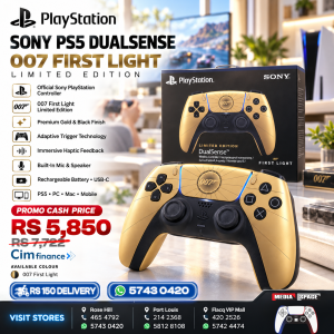 Sony PS5 DualSense® Wireless Controller – 007 First Light Limited Edition