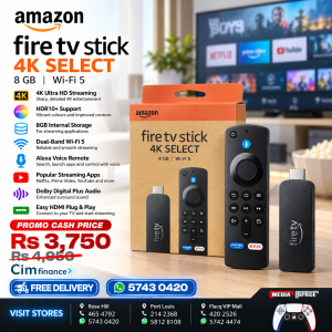 Amazon Fire TV Stick 4K Select, start streaming in 4K, AI-powered search, and free & live TV, find shows faster with Alexa+
