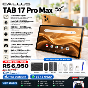 CALUS TAB 17 Pro Max–128 Gb–Ram 8 Gb-5G+