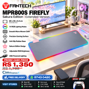 FANTECH MPR800s FIREFLY- Sakura Edition- Extended Version- Gaming Mouse Pad