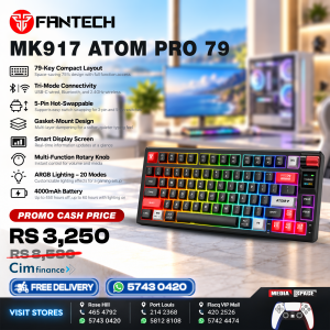 FANTECH MK917 ATOM PRO79 WIRELESS MECHANICAL GAMING KEYBOARD BLACK