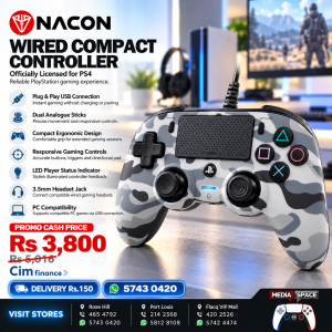 Nacon Camo Wired Controller Officially Licensed by PlayStation for PS4