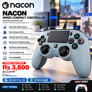 Nacon Wired Controller Officially Licensed by PlayStation for PS4