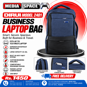 DIRUI Model 2401 Business Laptop Backpack – 15.6-Inch | Waterproof | Anti-Theft | USB Port