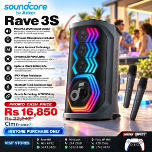 soundcore Rave 3S | AI Karaoke Party Speaker with 200W Sound
