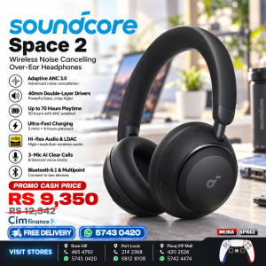 soundcore Space 2 | Comfortable Noise Cancelling Headphones for All-Day Wear